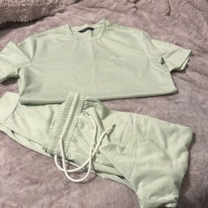 SHEIN Light Green Loungewear Set
